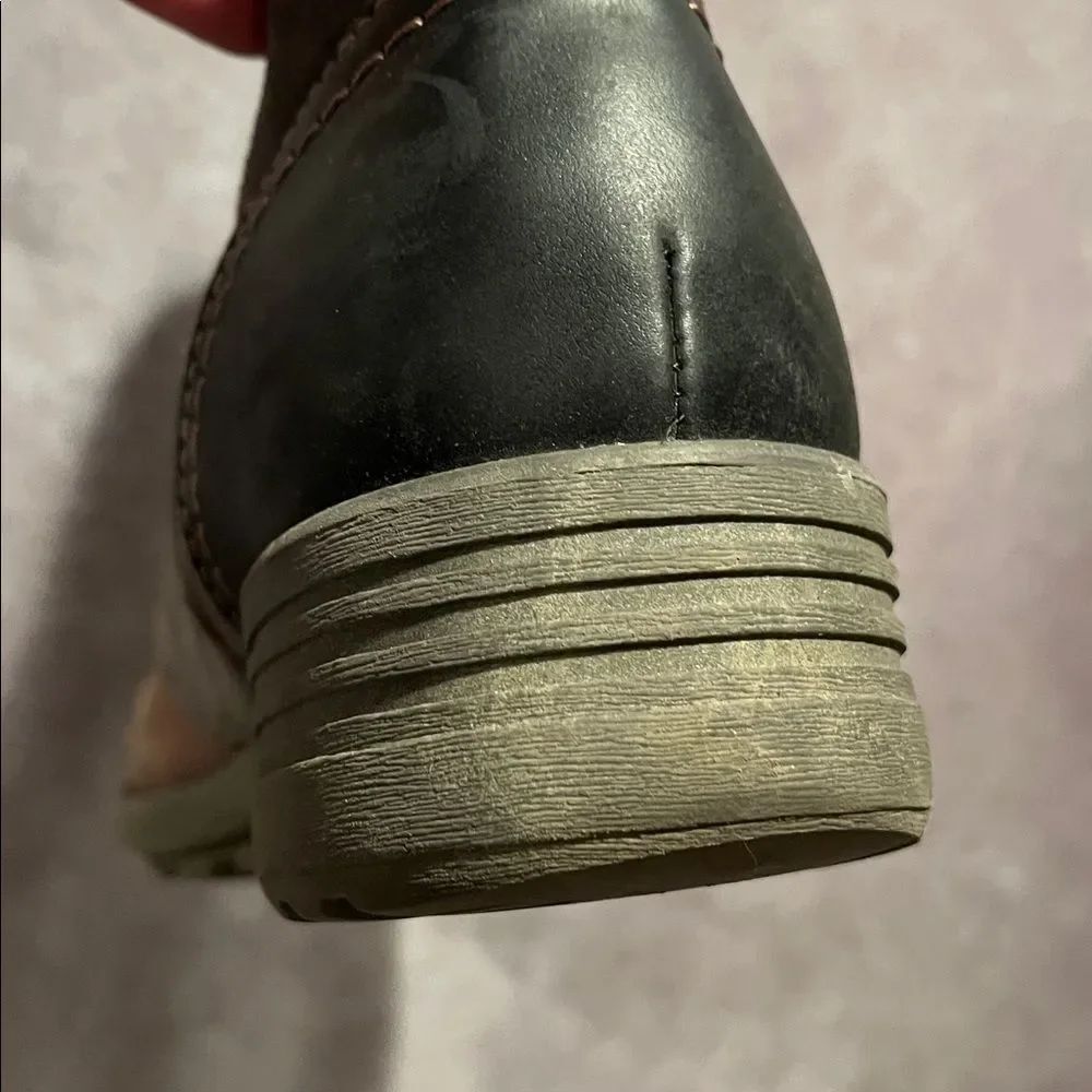 Earth Origins Phoenix Two-Tone Ankle Boots in Brown and Gray size 8.5 - Picture 7 of 7